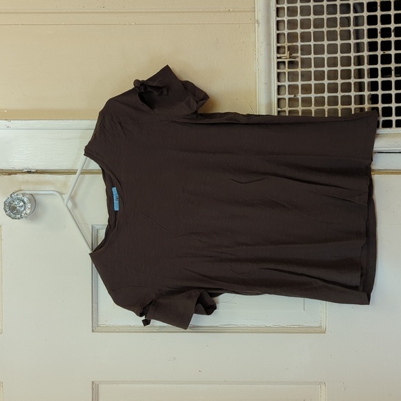 Army Green Bow Sleeve Crop Top - Picture 1 of 3